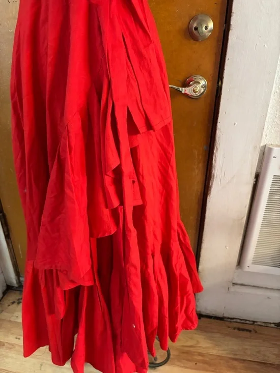 Aggie Grey red Wrap dress. Size 6 - Picture 8 of 8